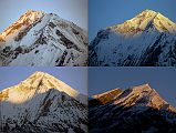 202 Dhaulagiri and Tukuche Peak At Sunrise From Shepherds Kharka